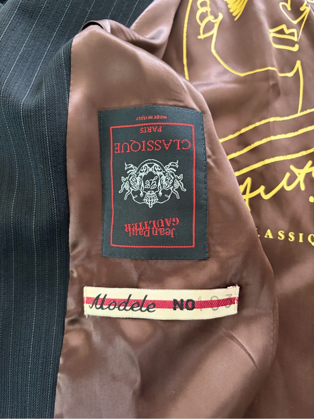 Jean Paul Gaultier Classique Blazer - Black, Modele no 103 - Picture 4 of 8